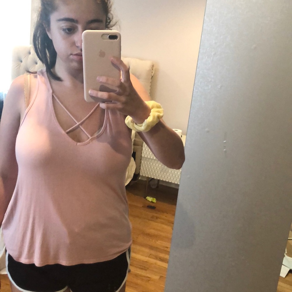 Forever 21 pink tank top!